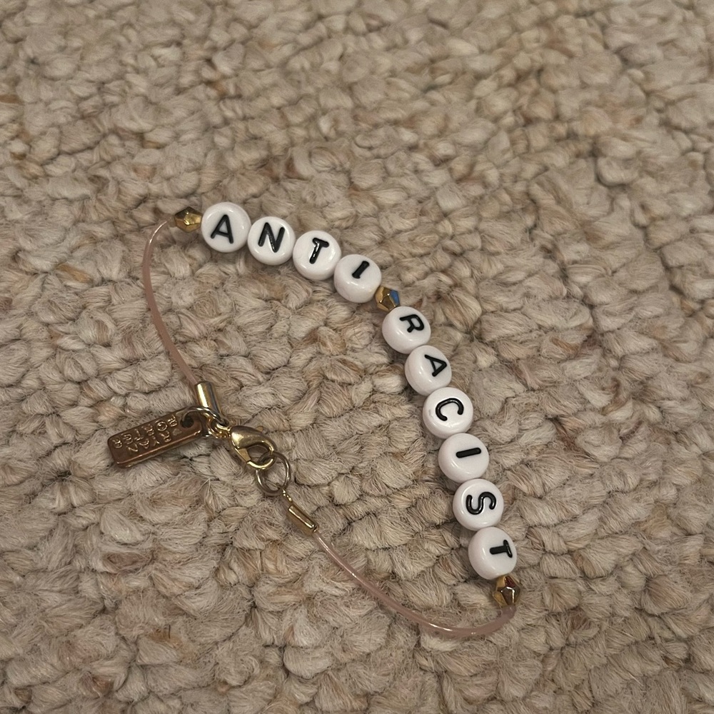 NEVER WORN bracelet from The Outrage: ANTI-RACIST